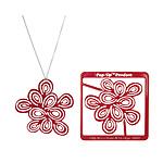3D PETALS PENDANT NECKLACE