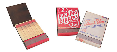 OVERSIZED MATCHBOOK NOTEBOOKS