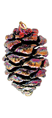 ANTIQUE COPPER PINECONE ORNAMENT