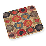 COLORFUL DOTS CORK TRIVET