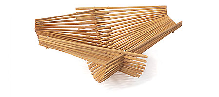 Recycled Chopsticks Folding Basket