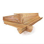 RECYCLED CHOPSTICKS FOLDING BASKET