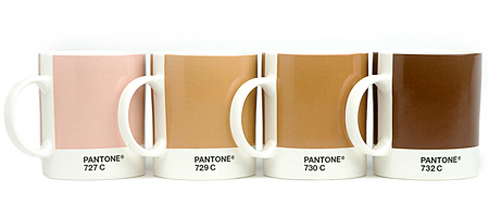 Pantone Coffee Mugs - Set of Four