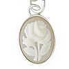 Vintage Rose Cameo Necklace