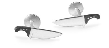 Chef's Knife Cufflinks