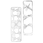 STAINLESS STEEL BOOKMARKS