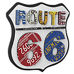 ROUTE 66 LICENSE PLATE SIGN