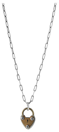 SMALL HEART LOCK NECKLACE