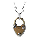 SMALL HEART LOCK NECKLACE