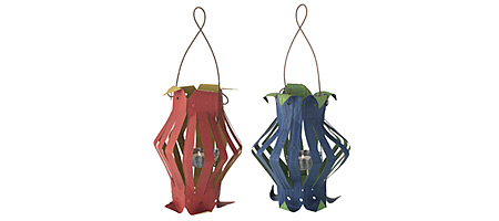 Reclaimed Tin Garden Lanterns