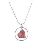 GLASS HEART NECKLACES