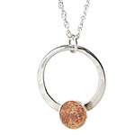 WHEEL OF LIFE - RECLAIMED MARBLE NECKLACE