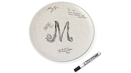 Personalized Wedding Guest Book Platter