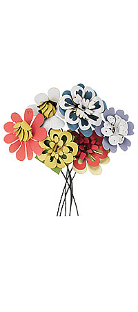 Pastel Recycled Tin Bouquet