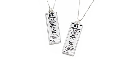 OFFICIAL REPUBLICAN BALLOT NECKLACE