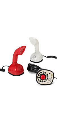 SCANDIPHONE | Scandiphones, Scandi, Phone, One Piece, Upright, 1950s, Nostaligic, Retro, Telephone, Push Dial | UncommonGoods from uncommongoods.com