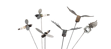 GARDEN BUG PLUGS | Spark Plug, Flies, Bugs, Potted Plants, Yard, Accessories | UncommonGoods : potted yard bugs flies accessories