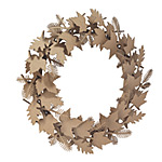 RECYCLED CARDBOARD WREATH