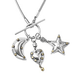 CELESTIAL CHARM TOGGLE NECKLACE