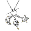 CELESTIAL CHARM TOGGLE NECKLACE