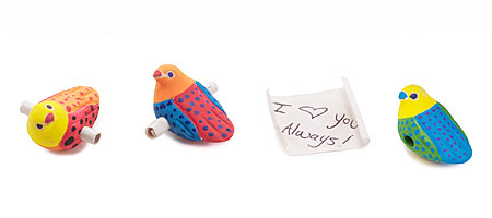 PAINTED MESSAGE BIRDS