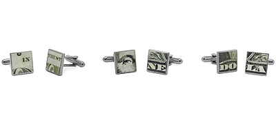 Money Cufflinks-Set of 6