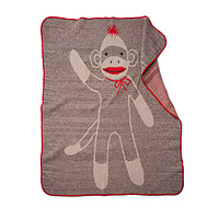 SOCK MONKEY BLANKET