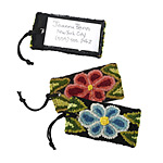 EMBROIDERED LUGGAGE TAGS