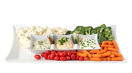 Poke 'n' Dip Serving Platter