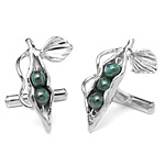 PEA POD CUFFLINKS