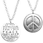 REVERSIBLE WORLD PEACE NECKLACE