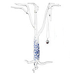 GLASS JEWELRY TREE