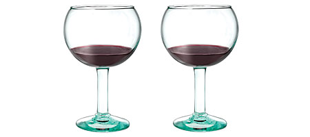 Recycled Windshield Big Bowl Glasses