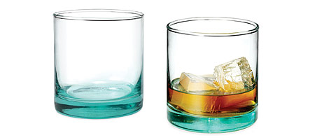 Recycled Windshield Double Old-Fashioned Glasses