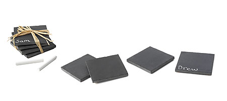 Reclaimed Slate Coasters