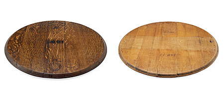 Retired Wine Barrel Lazy Susan