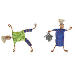 KNITTING AND YOGA GODDESS PINS