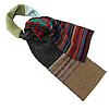 RECLAIMED WOOL/CASHMERE PATCHWORK SCARF