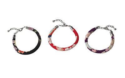 Reclaimed Kimono Friendship Bracelet