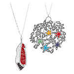 WOVEN PENDANT NECKLACE