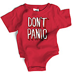 DON'T PANIC & PACIFY THIS BABYSUITS