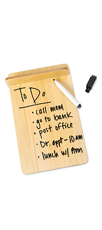 Desktop Bamboo Dry-Erase Board