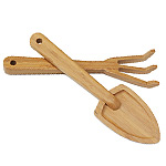 GARDEN TOOLS BAMBOO SALAD SERVERS