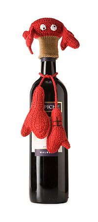 Crab Wine Topper