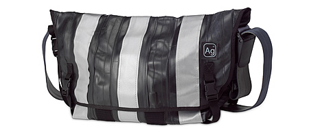 Recycled Bike Tube Messenger Bag