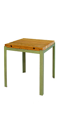 Reclaimed Wood Outdoor End Table