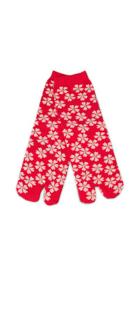 Red Cherry Flip Flop Socks
