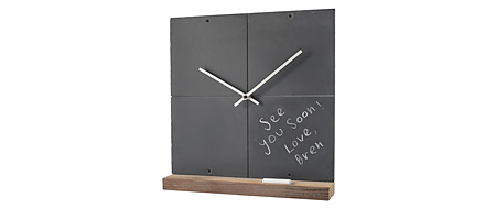 Reclaimed Slate Clock