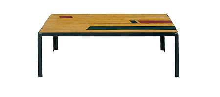 Reclaimed Gym Floor Coffee Table