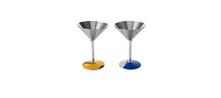 Street Sign Martini Glasses